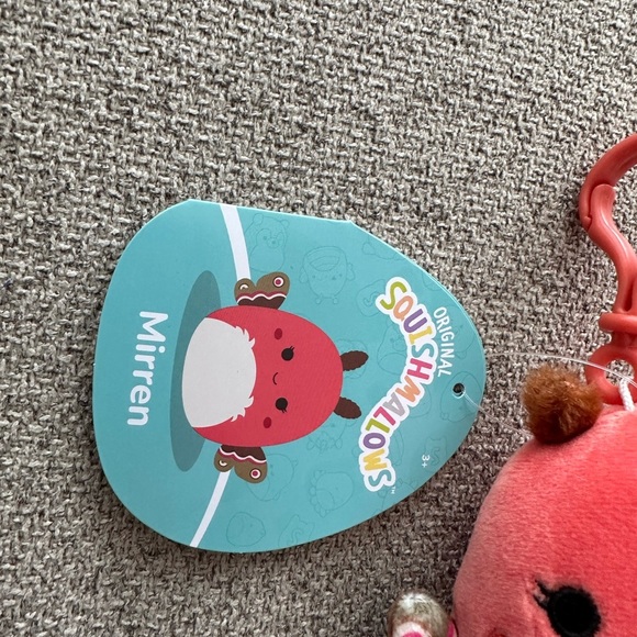 Nwt    🦋 3" Mirren Fuzzy Belly  Butterfly Clip Squishmallow - Picture 2 of 3